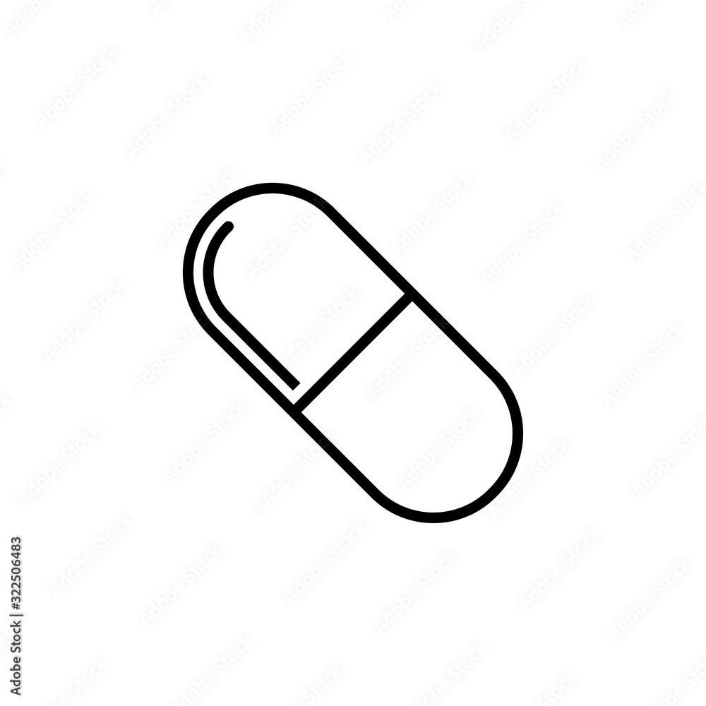 capsule icon design vector logo template EPS 10 capsule icon design vector logo template EPS 10