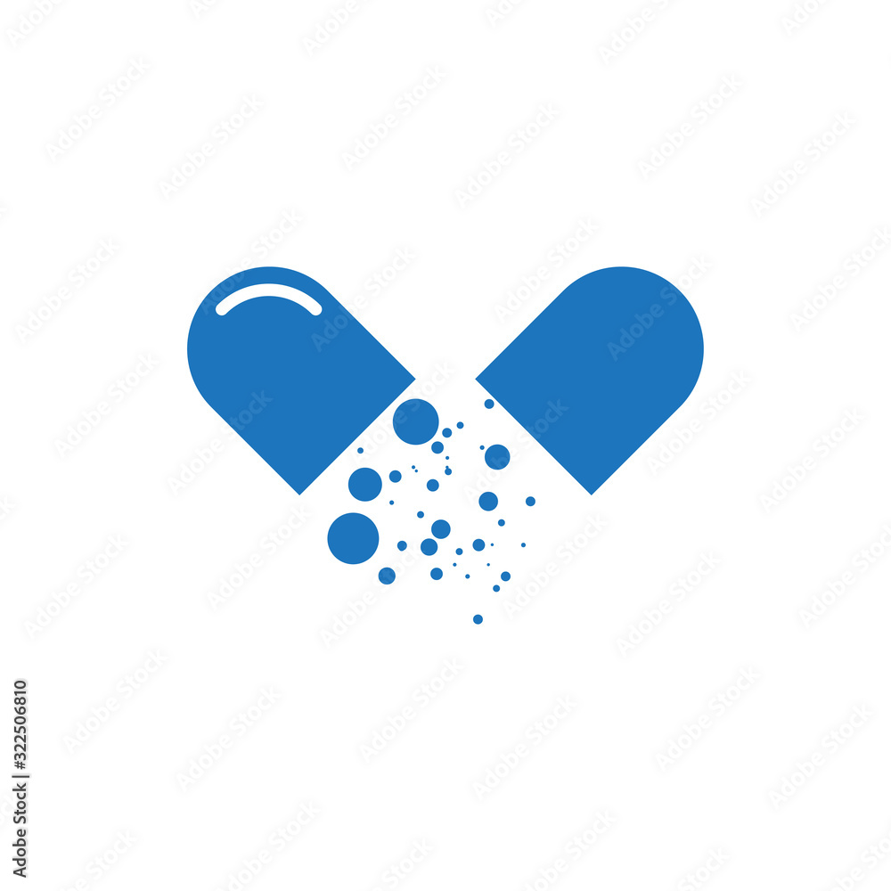 capsule icon design vector logo template EPS 10 capsule icon design vector logo template EPS 10