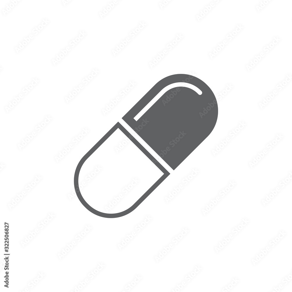 capsule icon design vector logo template EPS 10 capsule icon design vector logo template EPS 10