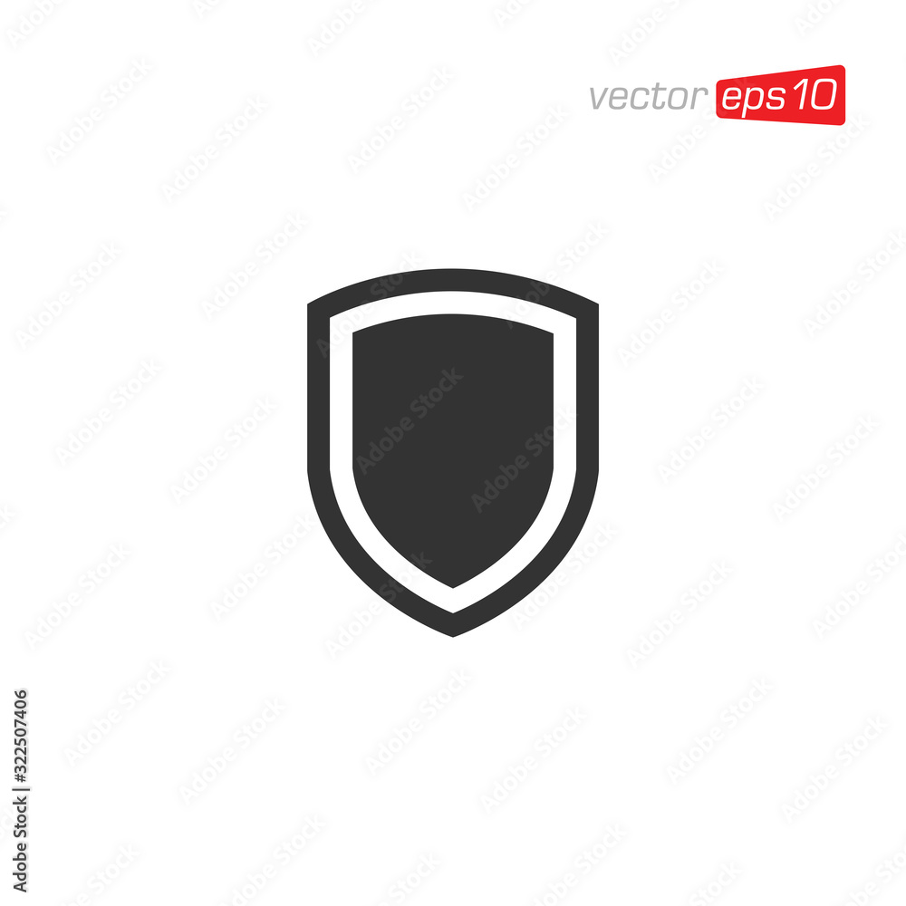 Shield Protection Icon Design Vector Shield Protection Icon Design Vector