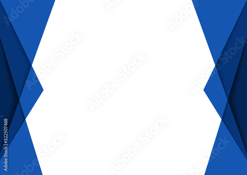 Blue Geometric Background w...