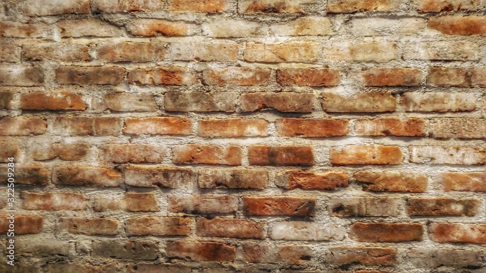 Naklejka premium old brick wall background 