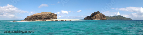 Panorama des îlots Choizil et M'Tsamboro à Mayotte