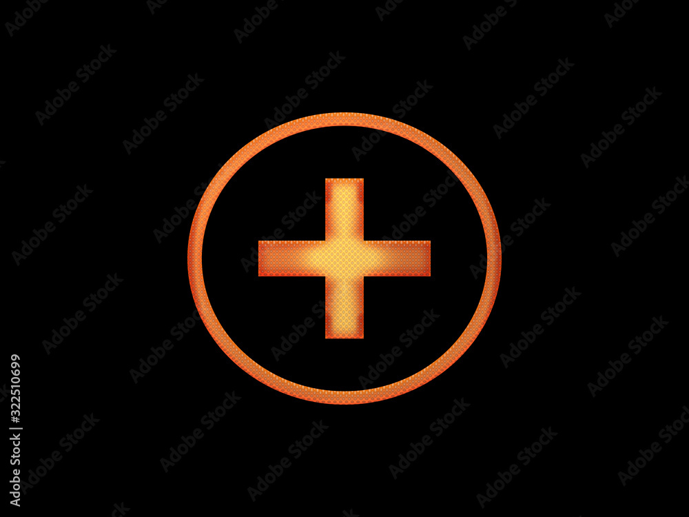 Obraz premium Plus sign