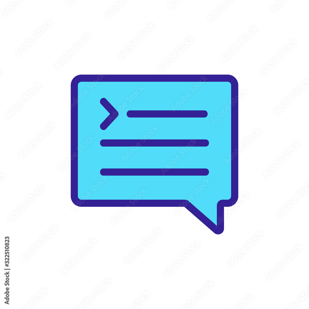 code programming icon vector. Thin line sign. Isolated contour symbol illustration code programming icon vector. Thin line sign. Isolated contour symbol illustration