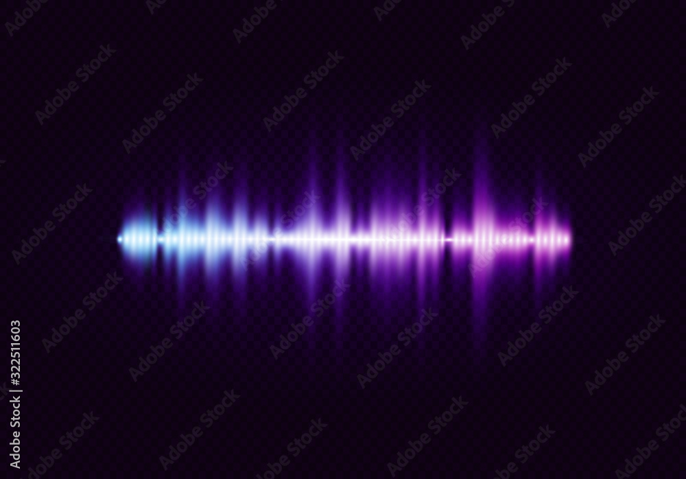 Music wave. Abstract background with a dynamic blending line. colourful. Illustration suitable for graphic design.Vector