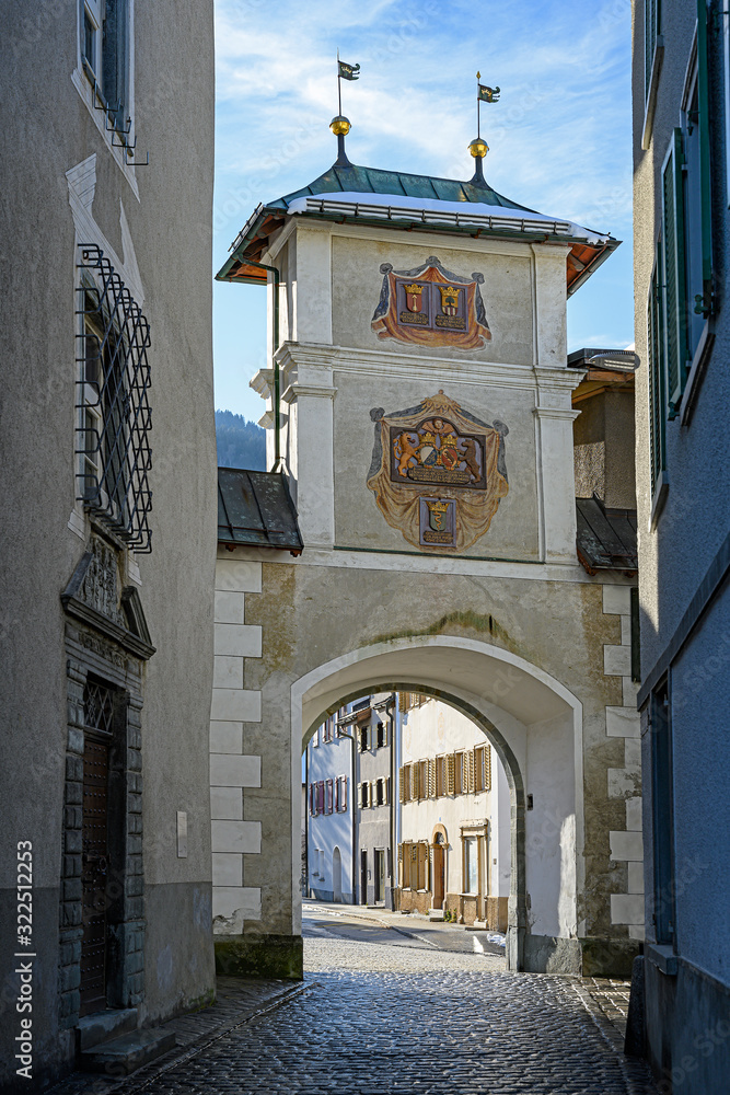 Fotografie Obertor, Ilanz, Graubünden, Schweiz