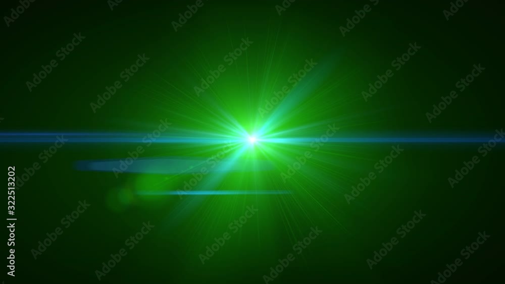 Vidéo Stock Pulsating gold light rays. Optical Lens Flare Effect, Light