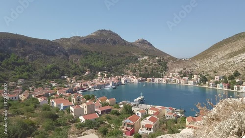 Wallpaper Mural Kastellorizo city view in Meis island, Greece Torontodigital.ca