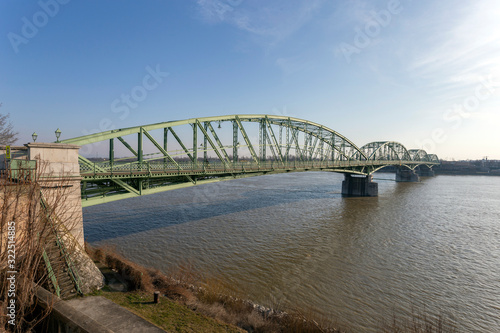 Elisabeth bridge between Hungary and Slovakia © skovalsky