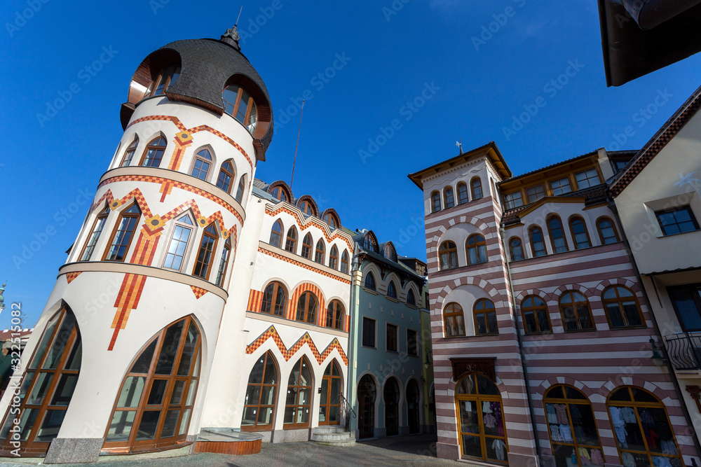 Europe place or courtyard in Komarno, Slovakia