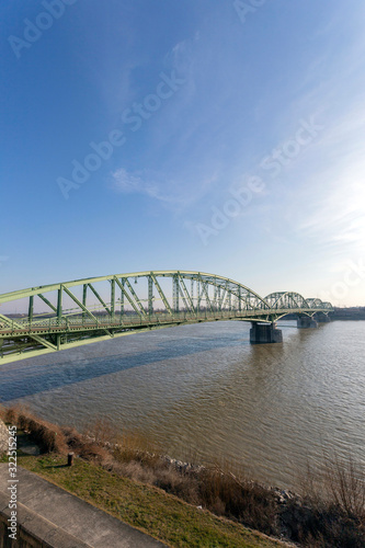 Elisabeth bridge between Hungary and Slovakia