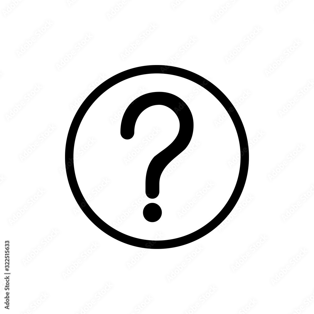 question icon design vector logo template EPS 10 question icon design vector logo template EPS 10