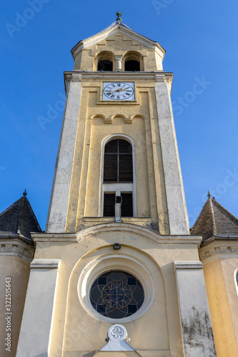 Calvinist church in Komarom, Hungary. photo