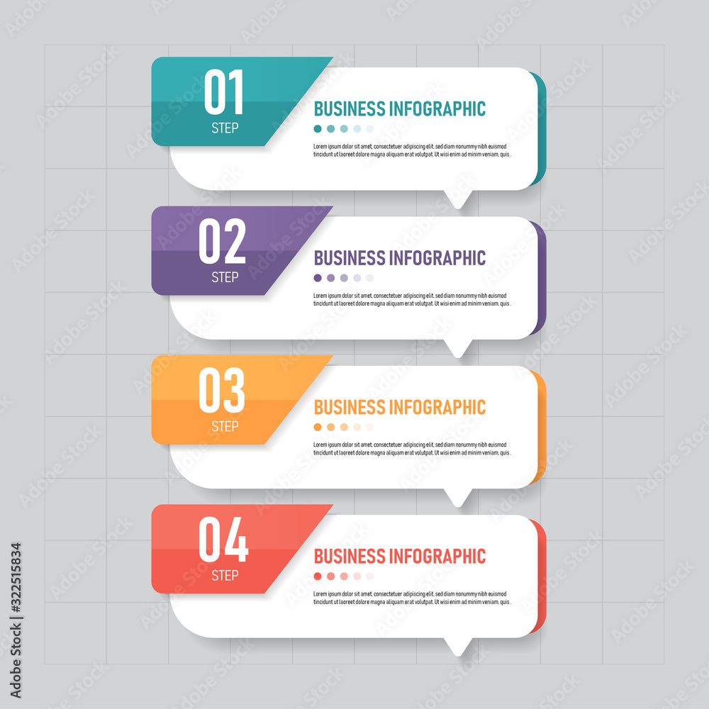 Infographic business banner template design. Infographic business banner template design.