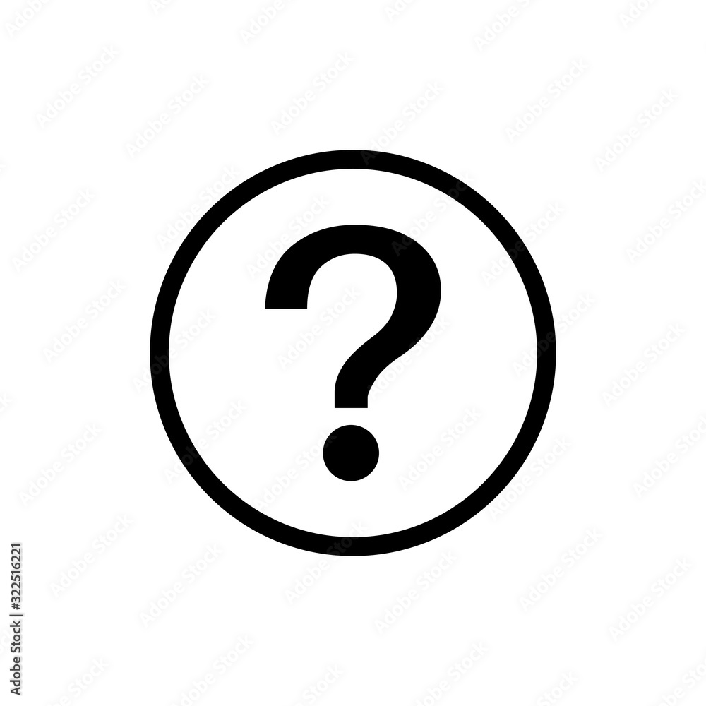 question icon design vector logo template EPS 10 question icon design vector logo template EPS 10
