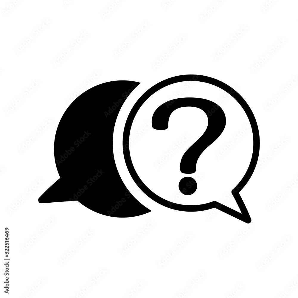 question icon design vector logo template EPS 10 question icon design vector logo template EPS 10