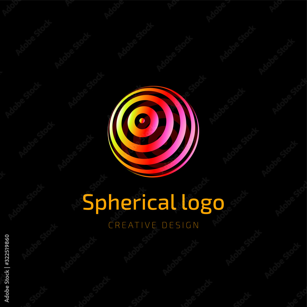 custom made wallpaper toronto digitalSpherical logo design-09