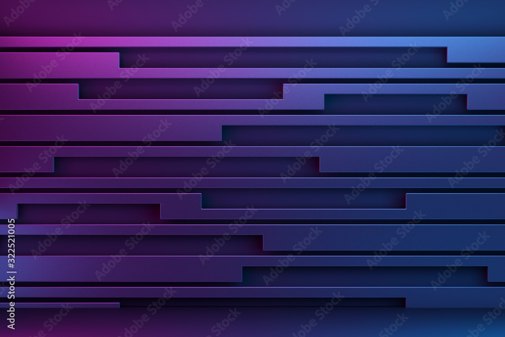 blue-pink background with metal horizontal stripes blue-pink background with metal horizontal stripes