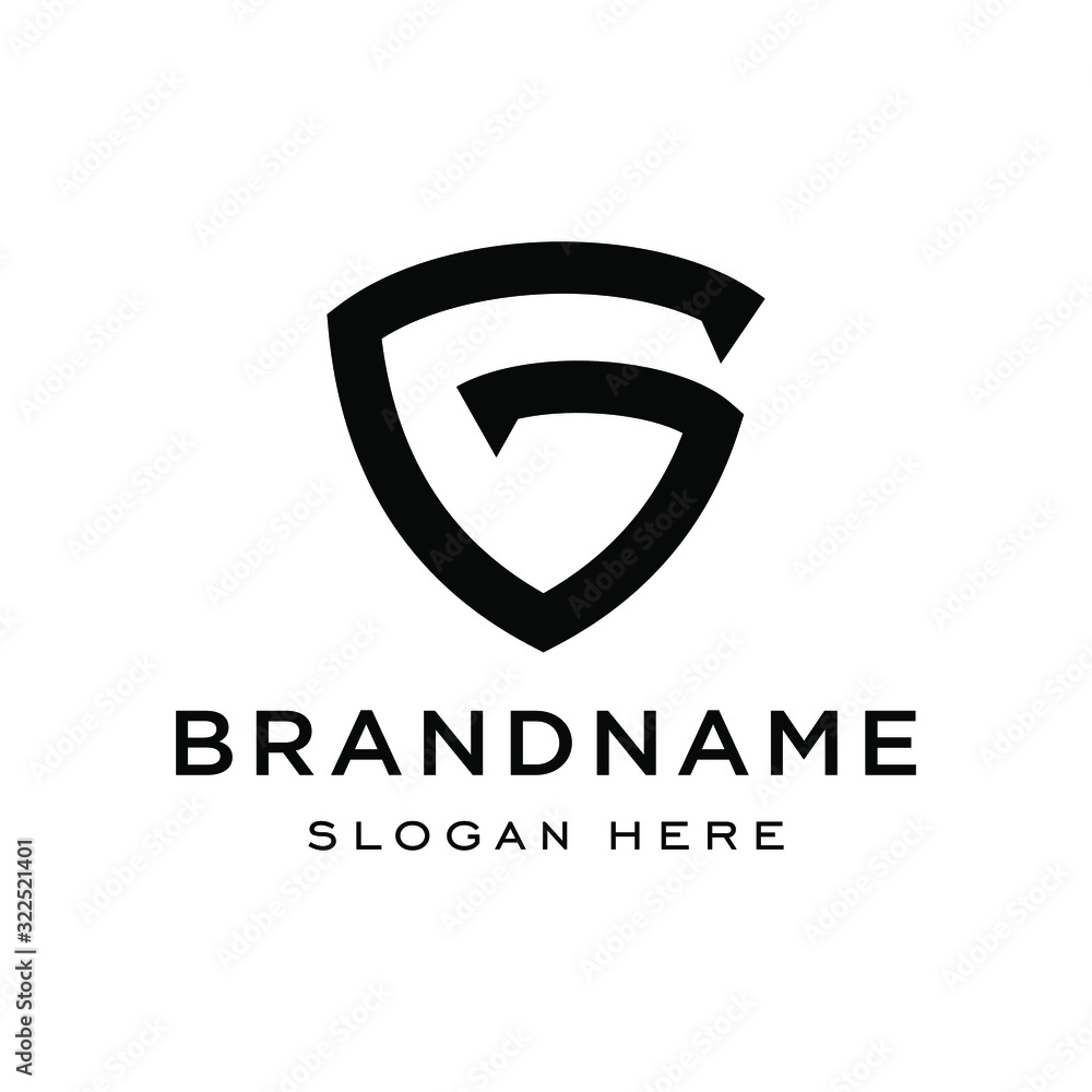 Letter G Shield Security Logo Protection Symbol Vector Logo Design Letter G Shield Security Logo Protection Symbol Vector Logo Design