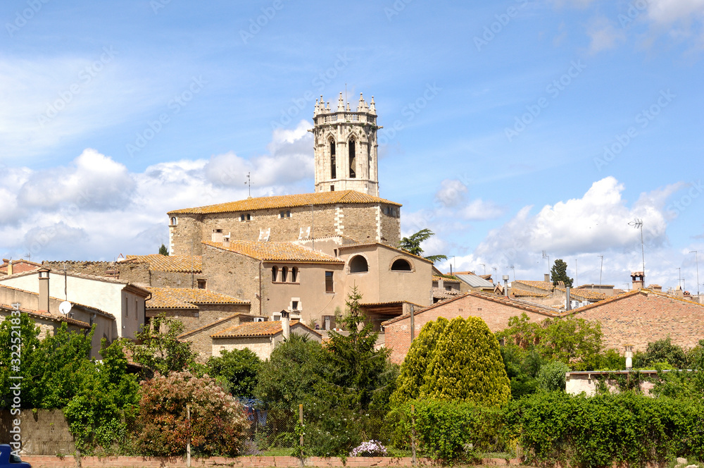village of La Pera, Girona province, Catalonia, Spain