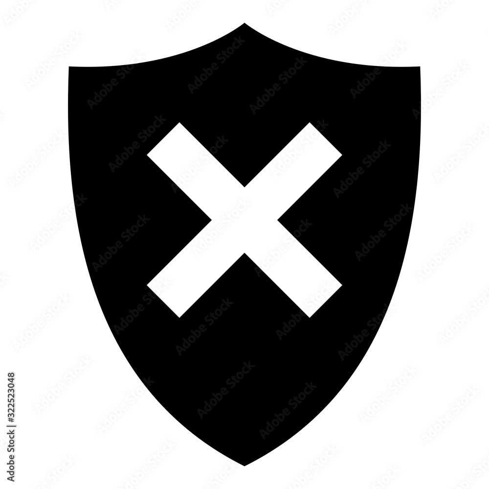 Fototapeta premium Kreuzung und Schild