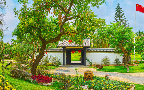 The garden of China, Rajapruek park, Chiang Mai, Thailand photo