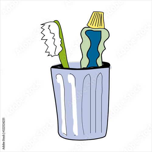 Brushing teeth