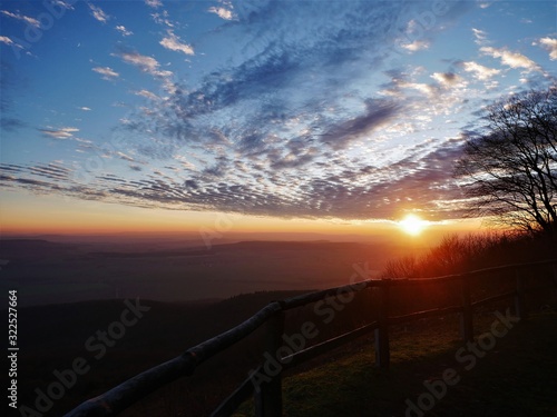 Sunset, Gleichamberg photo