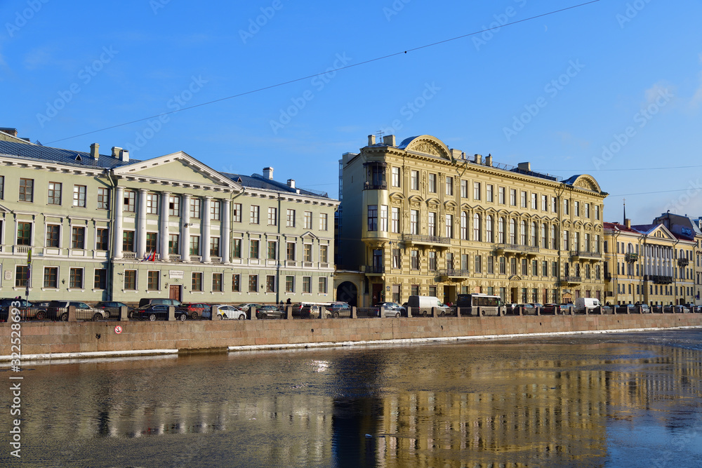 Fontanka River Embankment, St Petersburg, Russia