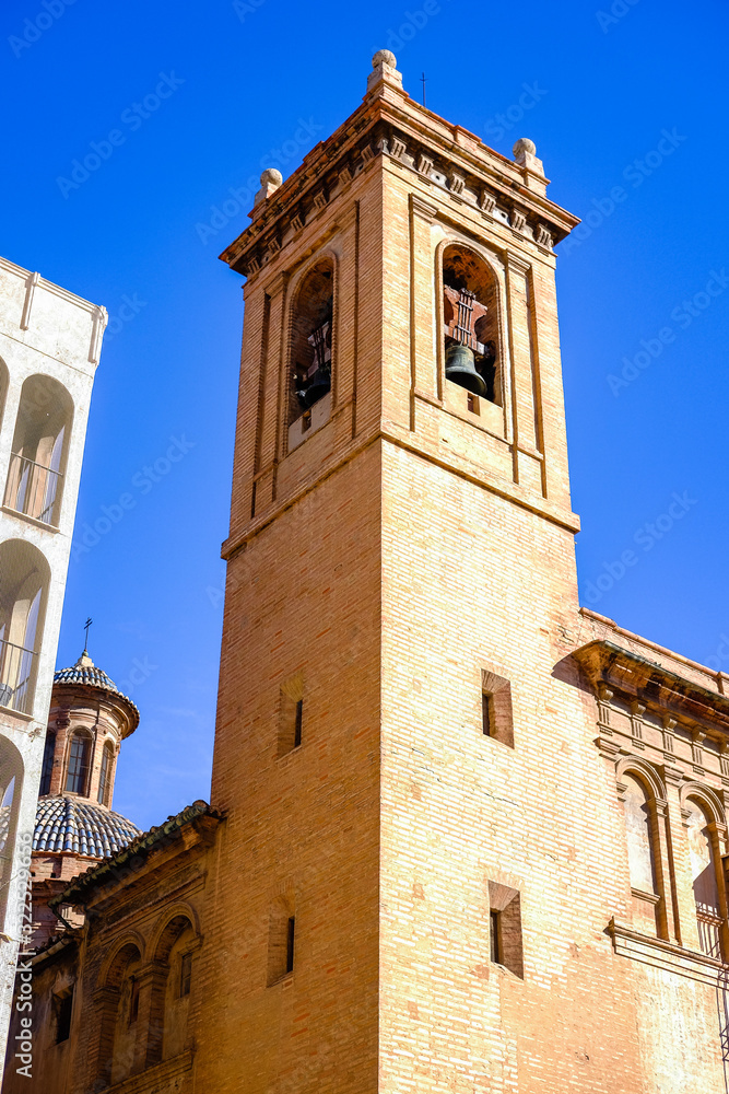 Church and bell Tower in Spain