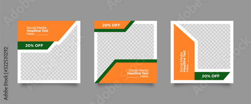 Set of Modern trendy covers idea. Editable simple info banner shop. Slides for app, web design digital style for social media pack. Square handpicked beauty posts, brochure layout design. pr promo