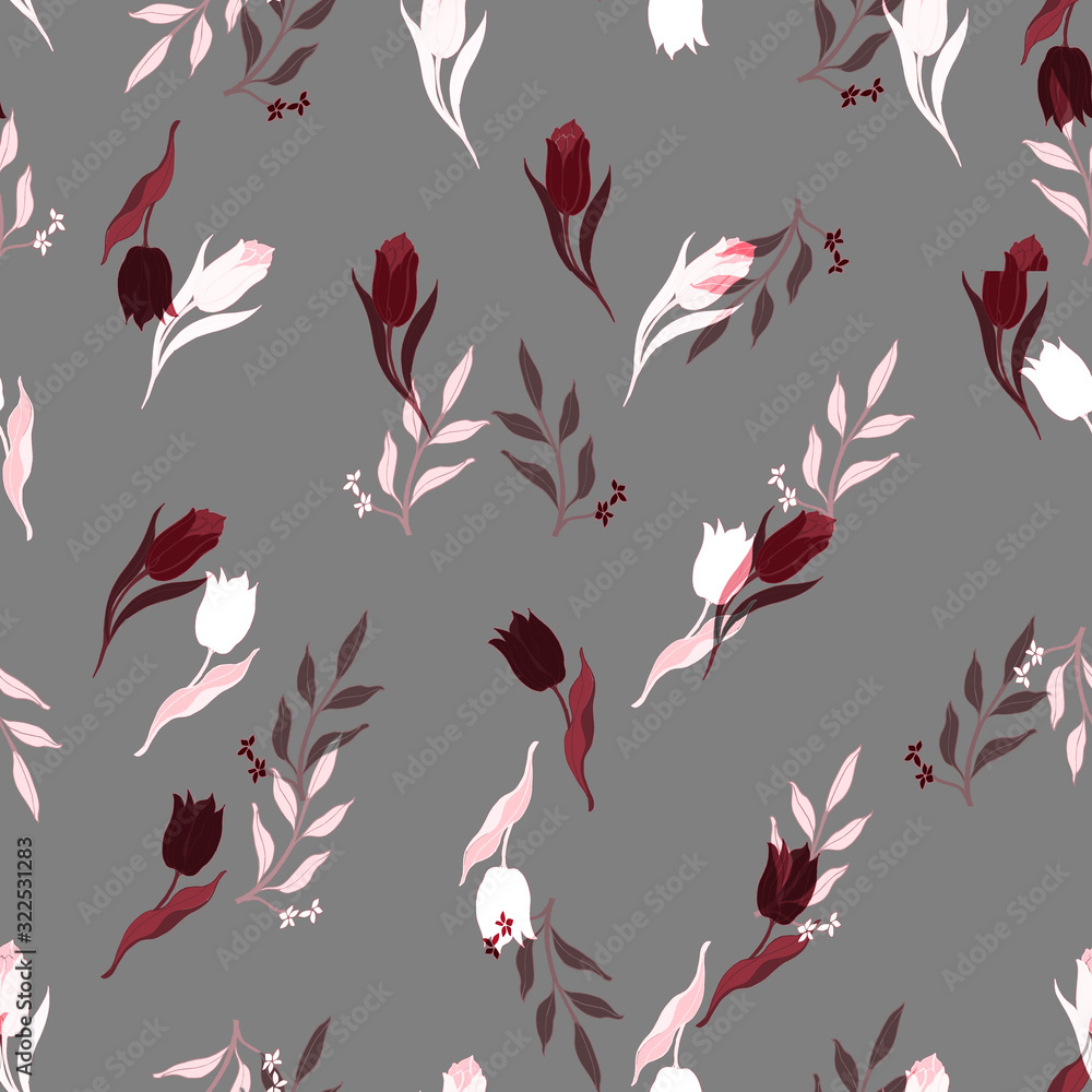 Beautiful seamless floral pattern background. Beautiful seamless floral pattern background.
