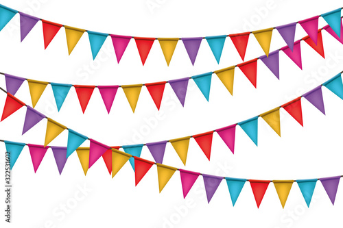 Buntings flags garlands