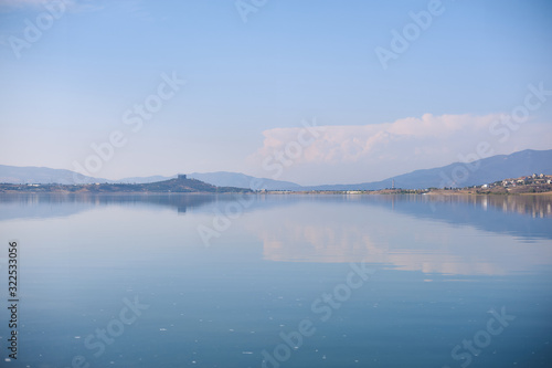 Beautiful Landscape On The Lake 