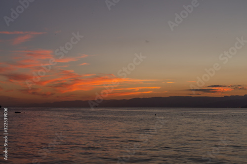 Sunset in Aqaba city. Aqaba city, Jordan © Anton Buymov