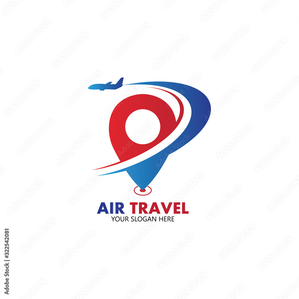 Air Travel logo vector icon design template-vector Air Travel logo vector icon design template-vector