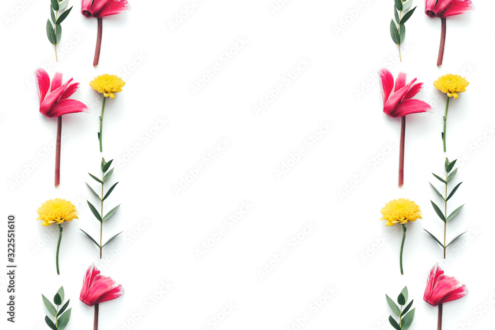 Obraz premium Spring Background With Cyclamens