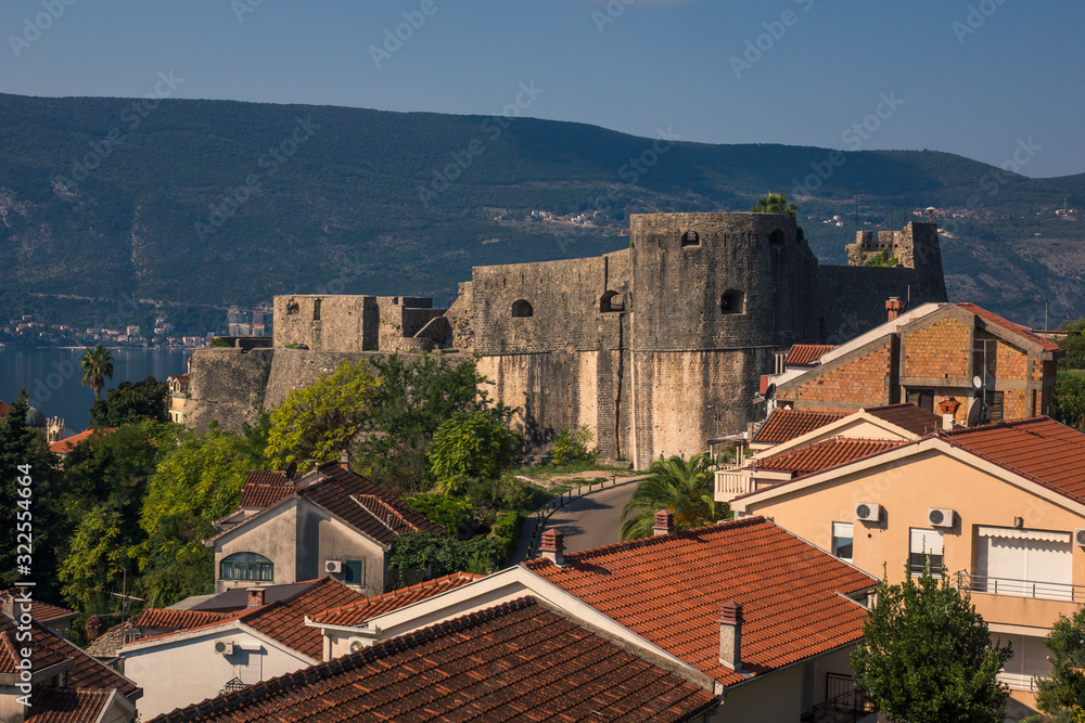 Kanli Kula Fortress in old town in Herceg Novi, Montenegro