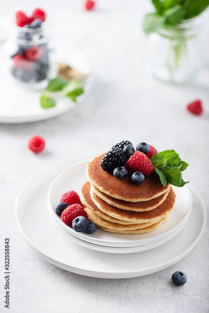 Pancakes with berry Pancakes with berry
