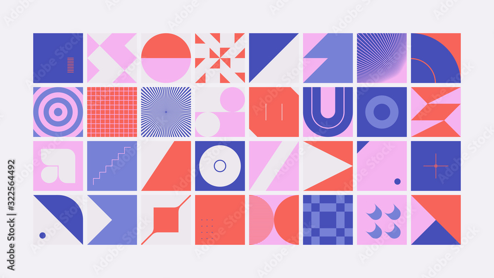 Retro Future Abstract Vector Pattern Retro Future Abstract Vector Pattern