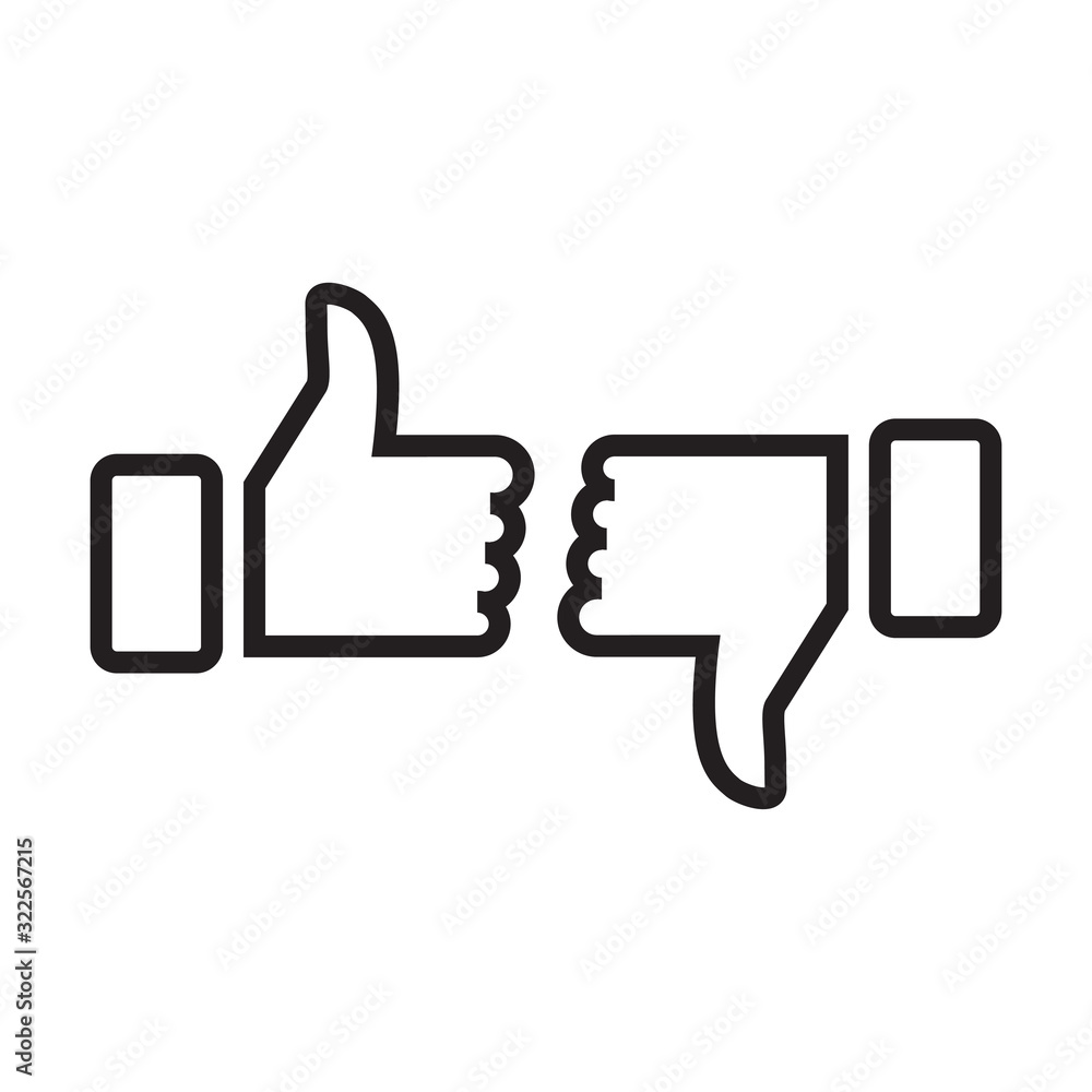 hand thumb icon design vector logo vector EPS10 hand thumb icon design vector logo vector EPS10