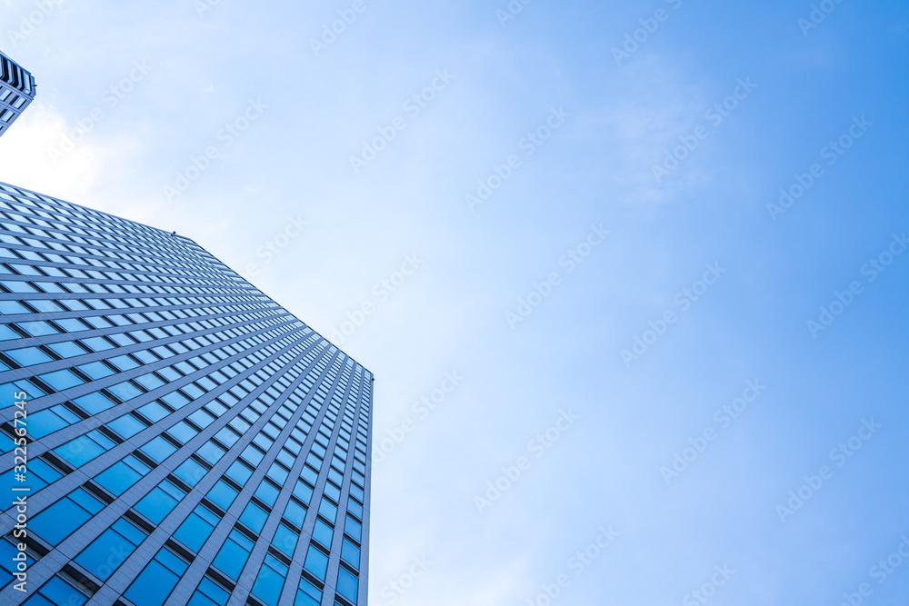 Architecture details Modern Building Glass facade Business background Architecture details Modern Building Glass facade Business background