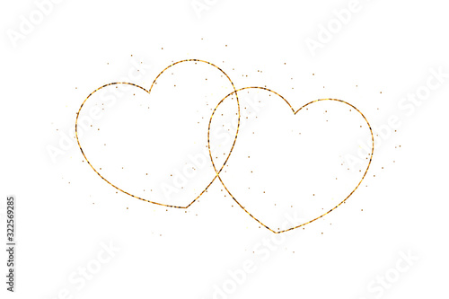Glitzer Gold Valentinstag Sale Promo Spezial Karte Grußkarte golden Paar verliebt