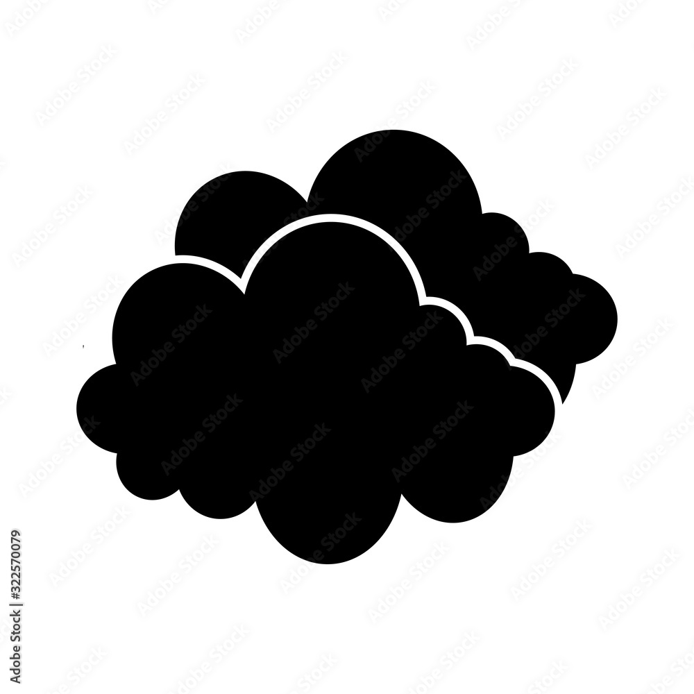 cloudy icon design vector logo template EPS 10 cloudy icon design vector logo template EPS 10