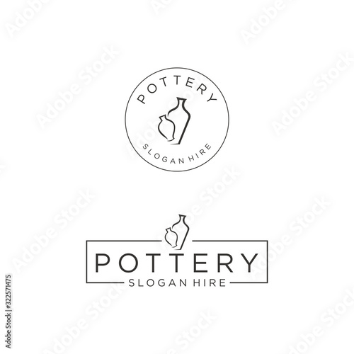 vintage logo pottery for inspiration.