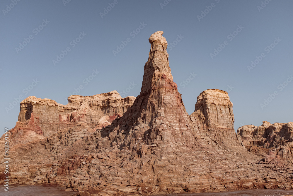 Fototapeta premium Danakil depression desert in Ethiopia