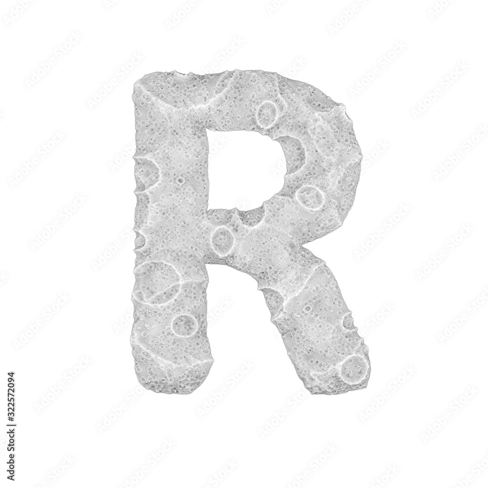 Moon stylized Letter 