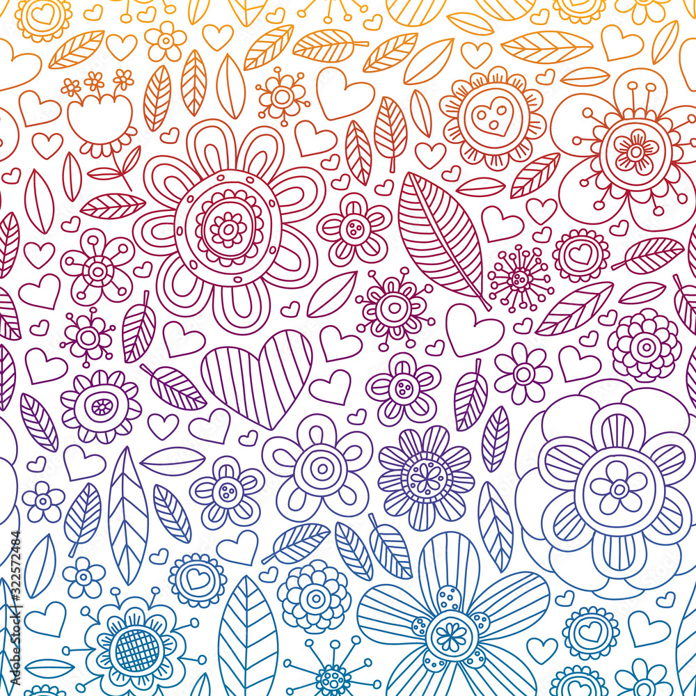 Flowers March 8. Doodle pattern. Vector icons for women. Flowers March 8. Doodle pattern. Vector icons for women.