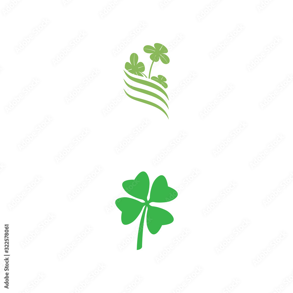 Clover Logo Template vector symbol Clover Logo Template vector symbol